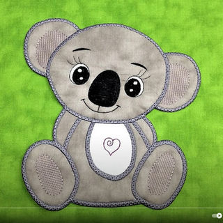 How to make Large Applique Koala