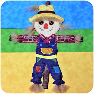 How to make Large Applique Scarecrow