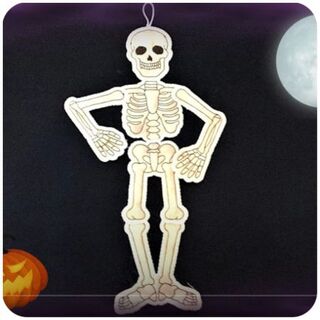 How to make Large Applique Skeleton