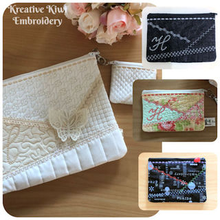 How to make Lined In the hoop Crazy Patch Bag