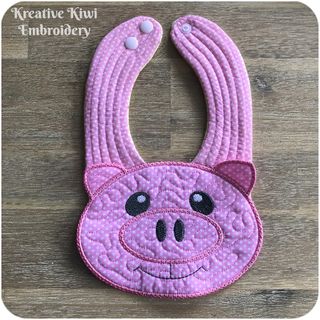 How to make In the hoop Animal Bib