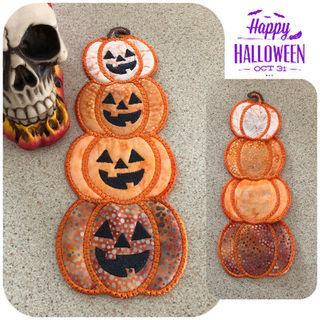 How to make our In the hoop Stacked Pumpkin