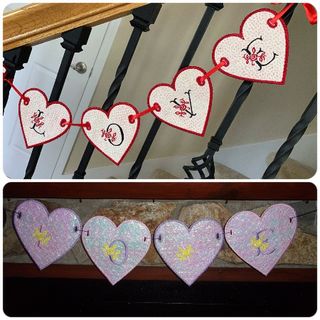 How to make In the hoop Sweetheart Bunting