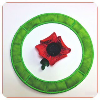 How to make In the hoop Wreath Base