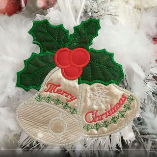 How to make In the hoop Christmas Bells