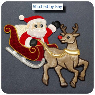 How to make Large Santa and Rudolph