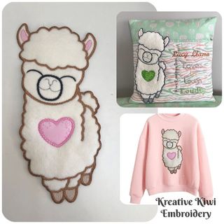How to make Large applique Llama