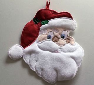 How to make Large Applique Santa