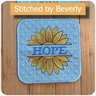 How to make Sunflower for Ukraine Coaster