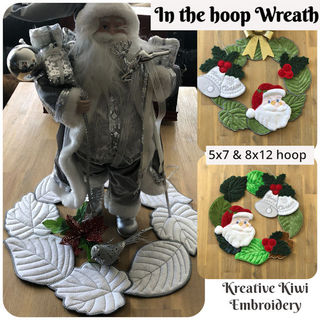 How to make Large Wreath In the hoop
