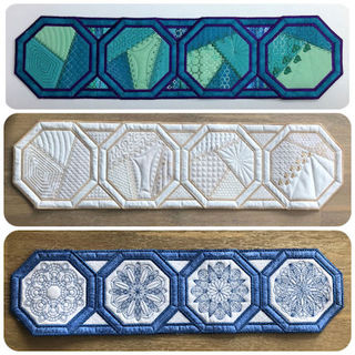 How to make In the hoop Stacked Table Runner