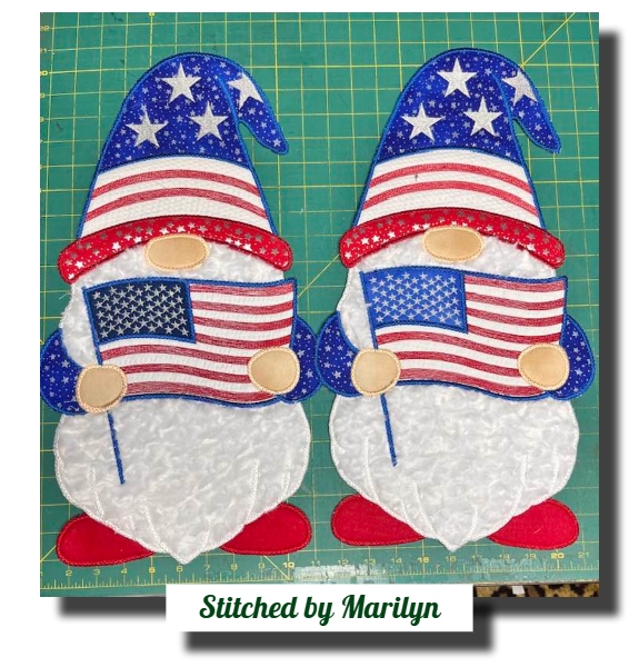 04 July Gnome by Marilyn
