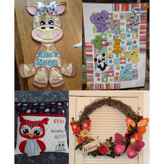 13 Ways 2 use Large Applique Animals