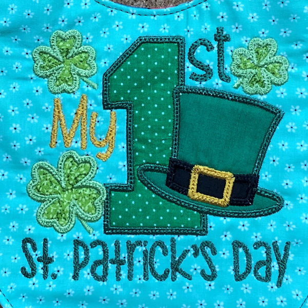 First St Patricks Day Applique by Cotton-I-Sew
