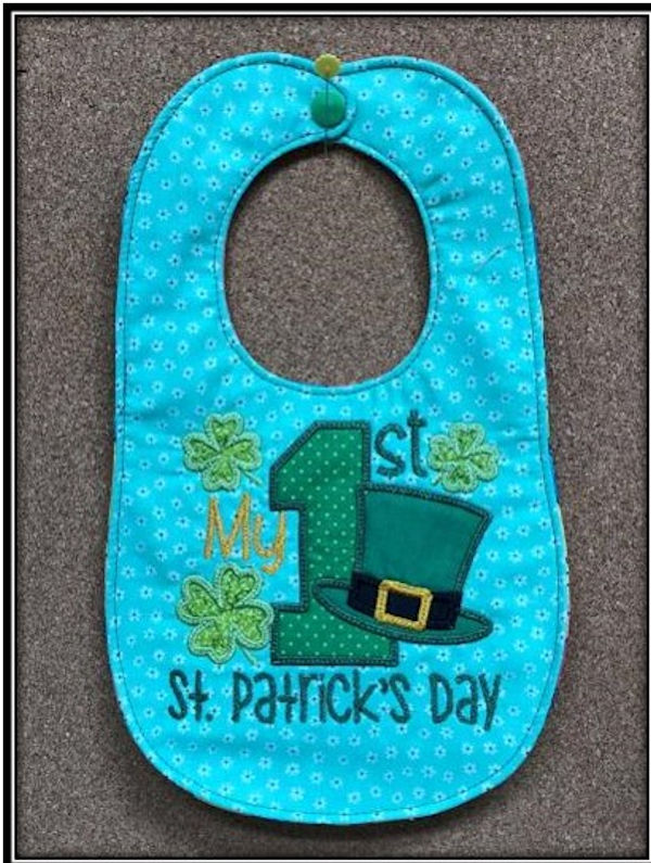 1stStPats by Cotton-I-Sew-Bib 