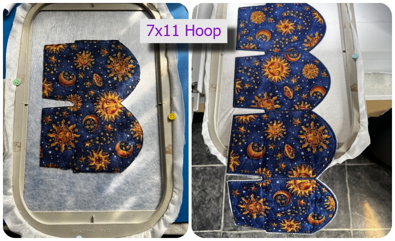 2 hooping in the hoop reuseable Gift Box by Kreative Kiwi