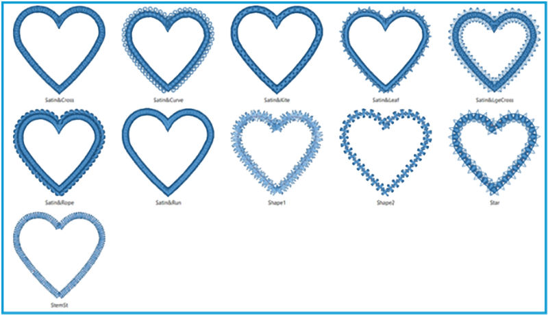 3 inch heart collect sample 2