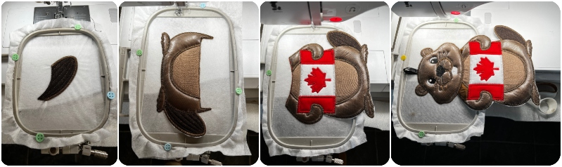 4 hooping Canada Day Beaver by Kreative Kiwi - 800
