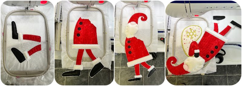4 hooping Whimsical Santa by Kreative Kiwi