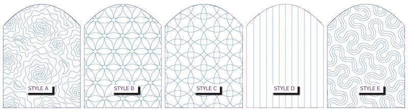 5 quilting styles - quick stitch pouch by Kreative Kiwi