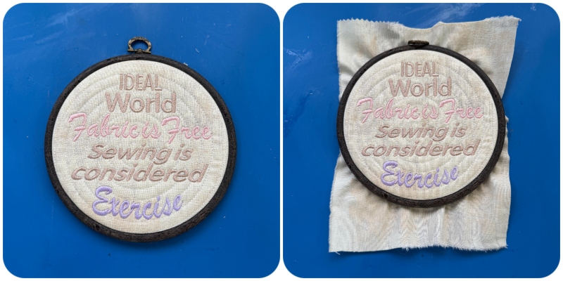 6x6 Ideal World coaster used in hanger