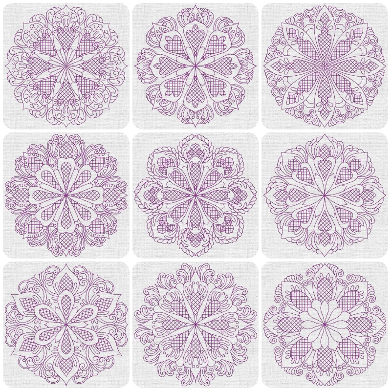 9 styles Majestic Circles by Kreative Kiwi - 800