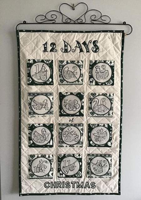 Advent Calendar made with 12 days design by Darina