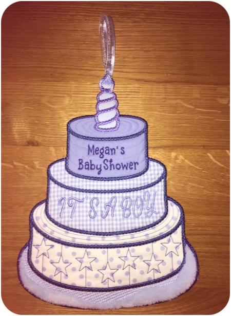 Large Cake baby shower by Angela