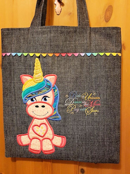 Unicorn Book Bag