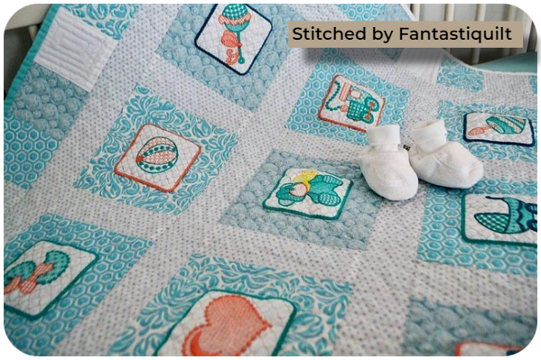 Baby Block Quilt by Fantastiquilt