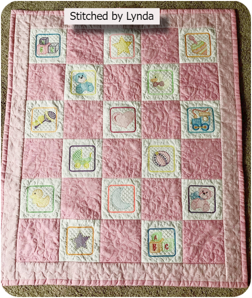 Baby Block Quilt by Lynda