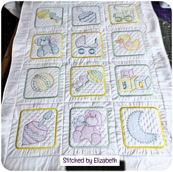 Baby Blocks Quilt by Elizabeth