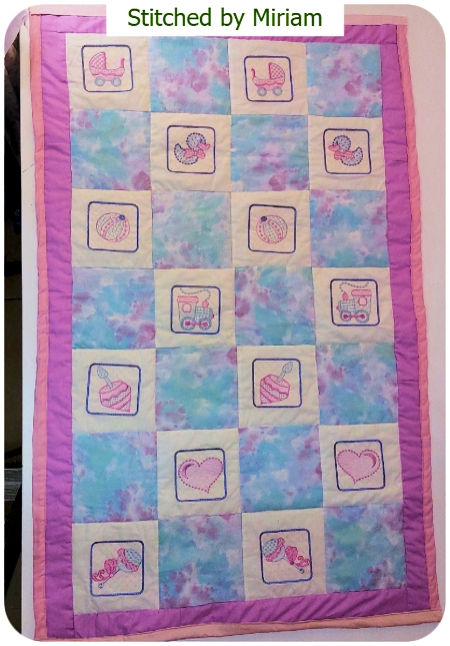 Baby Blocks Quilt by Miriam