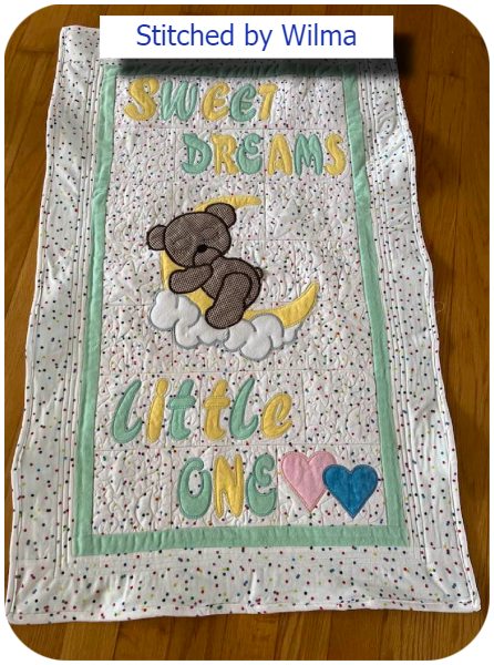 Baby Quilt by Wilma