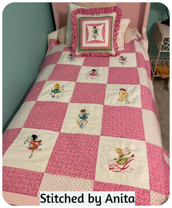 Ballerina Quilt by Anita