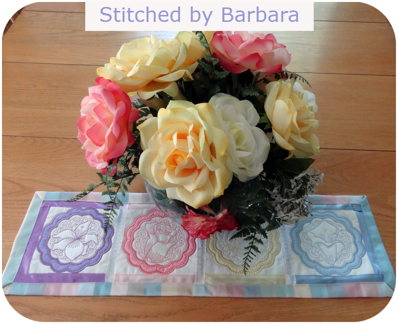 Barbara - floral Coaster Table Runner