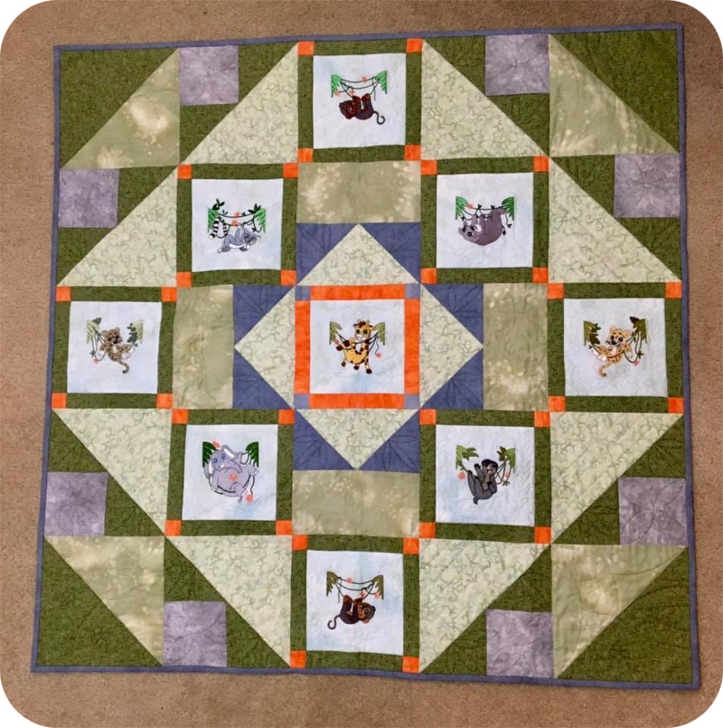 Barbara - Jumping Jungle Quilt