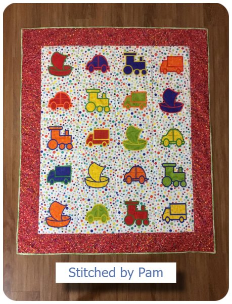 Boy Quilt by Pam