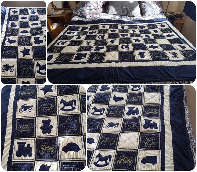 Boys Quilt by Corina