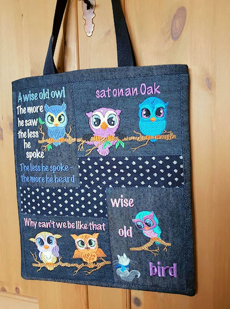 Wise Old Owl Tote Bag