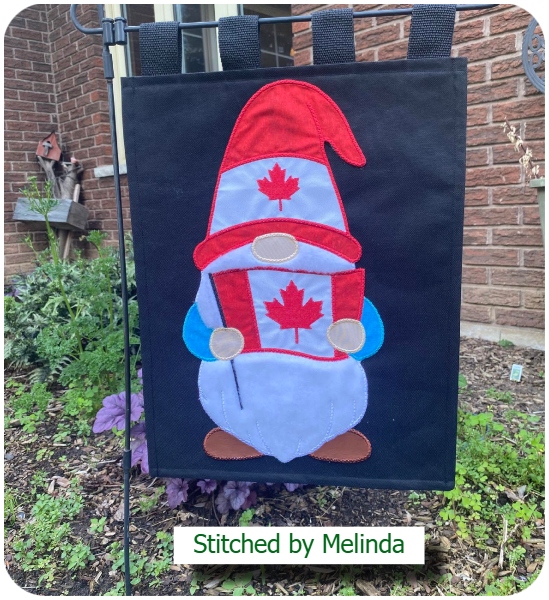Canada Day Gnome by Melinda