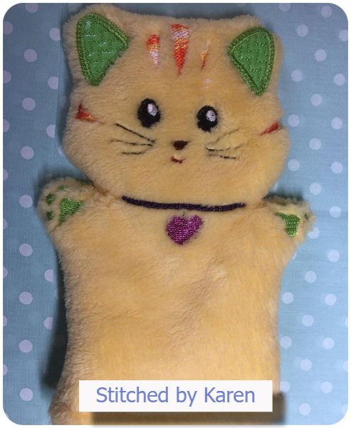 Cat Puppet by Karen