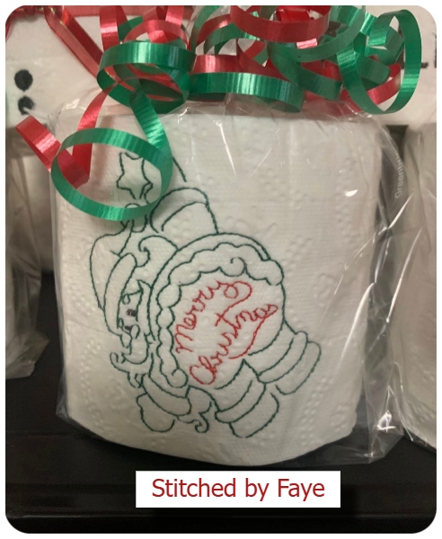 Cheeky Santa Toilet paper by Faye 1