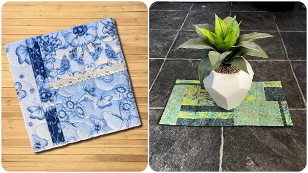 Coaster and Runner with Mix and Match Blocks