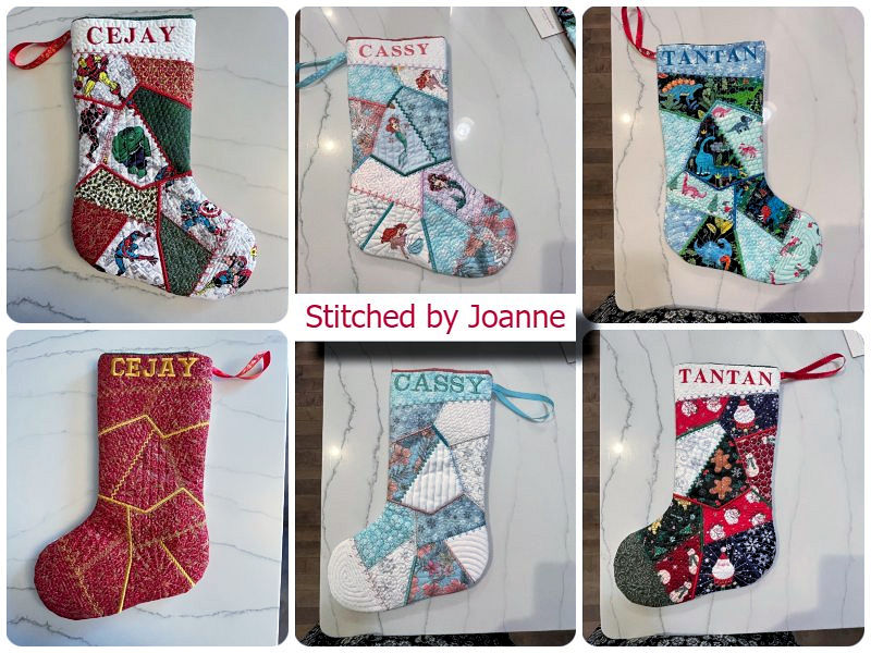 Crazy Patch Stocking by Joanne 6