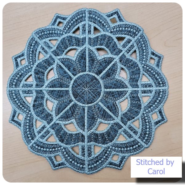 Cutwork Mandala by Carol