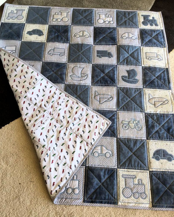 Boy Quilt In the Hoop