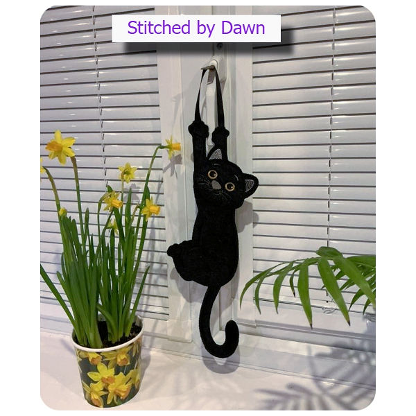 Dangling Cat by Dawn B