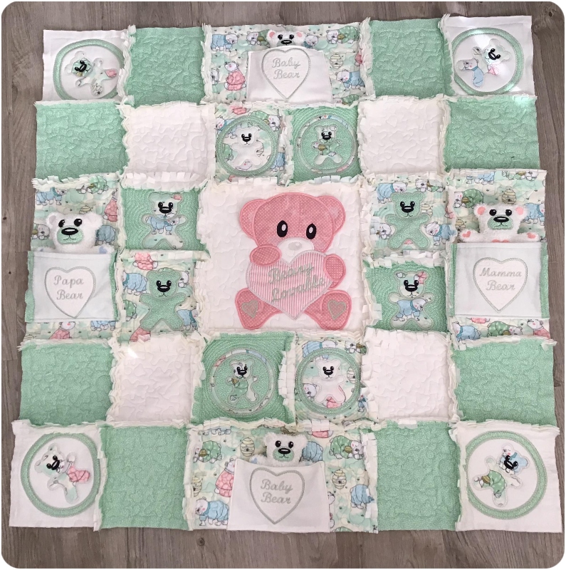 Darina - Teddy Raggy Quilt