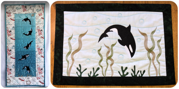 Darina and flo - Orca Wall hanging